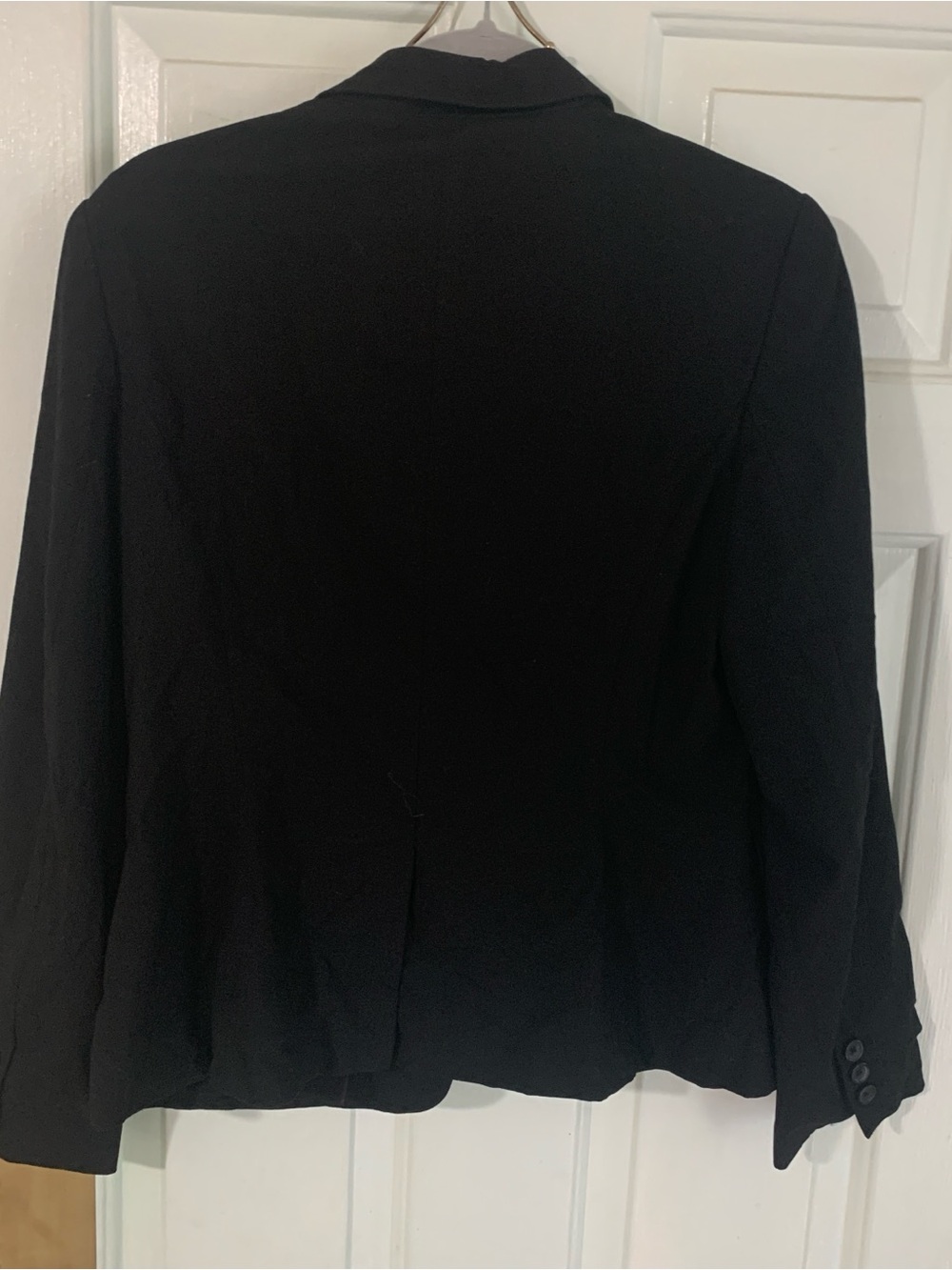 Banana Republic Black Women's Two-Button Tailored Blazer - Classic Work Jacket - Picture 2 of 8